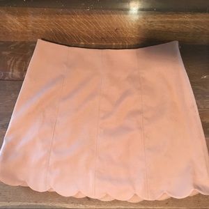 🔆LUSH tan scalloped bottom skirt from Nordstrom🔅